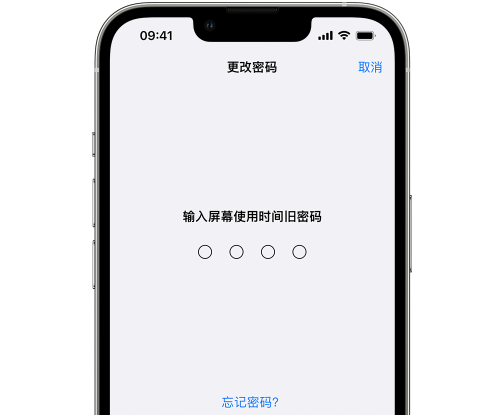 邢台iPhone屏幕维修分享iPhone屏幕使用时间密码忘记了怎么办 