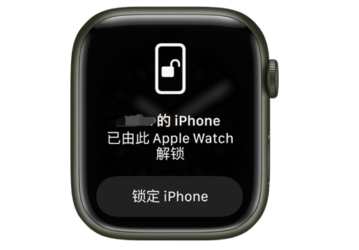 邢台苹果手机维修分享用 AppleWatch 解锁配备面容 ID 的 iPhone方法 