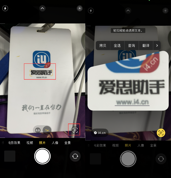 邢台苹果手机维修分享升级iOS 16后如何通过相机翻译文本 