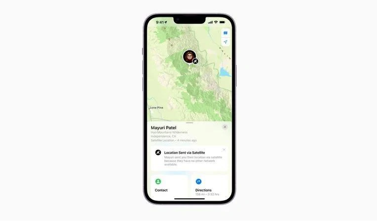 邢台苹果14维修分享iPhone14系列中 FindMy功能通过卫星分享位置方法教程 