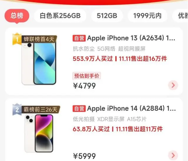 邢台苹果14维修分享iPhone14配置不如同价位的安卓还能大卖 