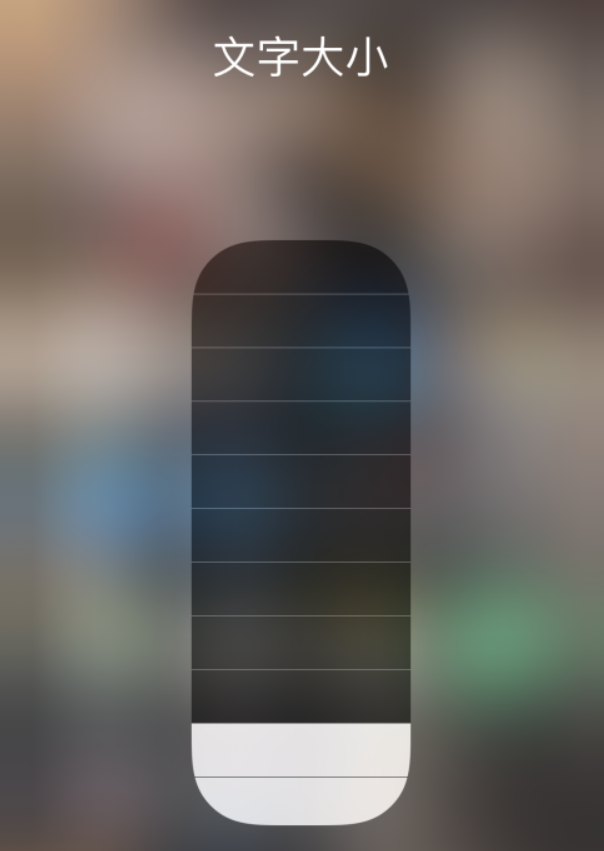 邢台苹果手机维修分享小技巧：在 iPhone 控制中心快速调节字体大小 