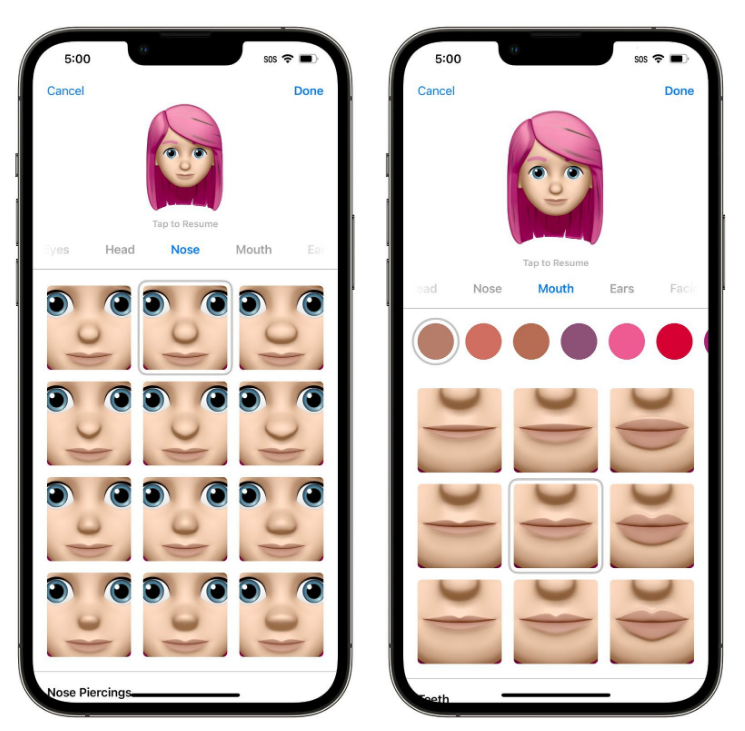 邢台苹果手机维修分享​iOS 16中的拟我表情有了哪些变化和升级 