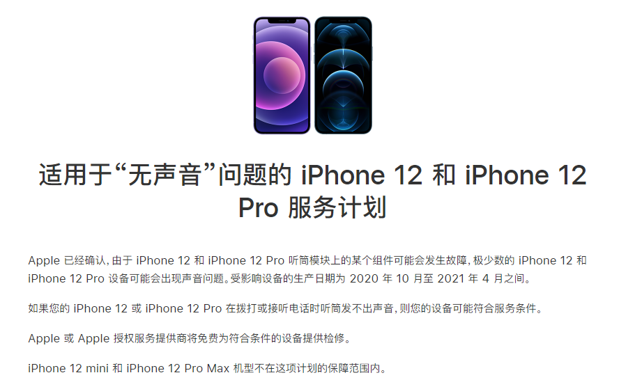 邢台苹果手机维修分享iPhone 12/Pro 拨打或接听电话时无声音怎么办 